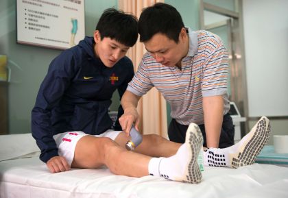 中国体育图片专题——国家队运动员训练的保障：训练局体能康复中心