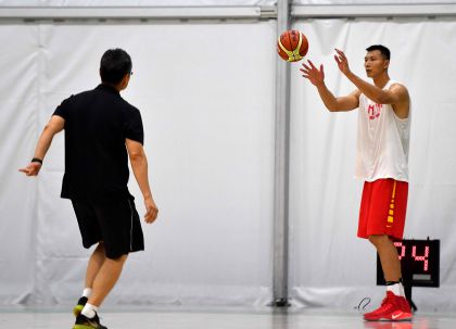 中国男篮在里约备战奥运