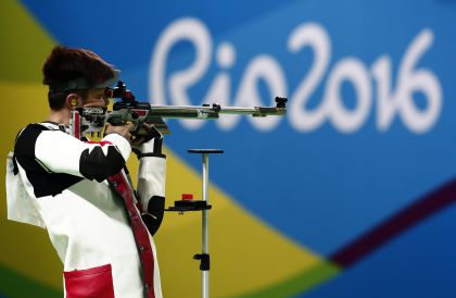 朱启南获奥运会射击男子50米步枪三姿第六名