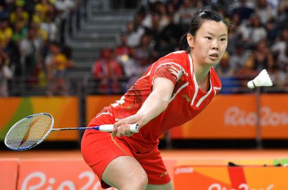 里约奥运会羽毛球女单1/4决赛  中国选手李雪芮晋级