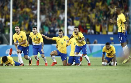 里约奥运会男足点球决胜  巴西摘得金牌