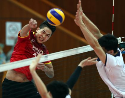 中国男排联赛第十三轮  北京3比0胜江苏