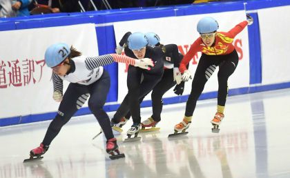 札幌亚冬会短道速滑女子1500米半决赛 中国选手全部晋级