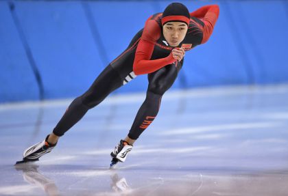 札幌亚冬会速度滑冰男子500米 高亭宇夺冠