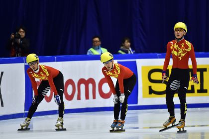 札幌亚冬会短道速滑男子1500米 武大靖摘银