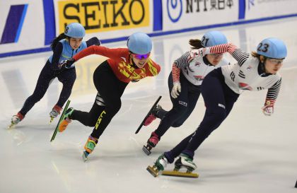 札幌亚冬会短道速滑女子500米1/4决赛 中国选手全部晋级