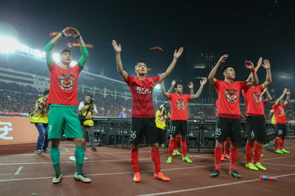 2017赛季中超联赛第三轮 广州恒大3比2险胜上海上港