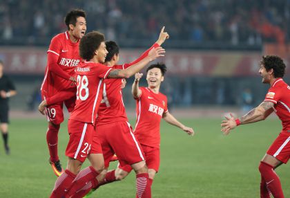 2017赛季中超联赛第三轮 天津权健1比0胜河南建业