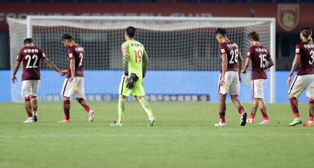 2017赛季中超联赛第17轮 河北华夏1比2负于重庆力帆