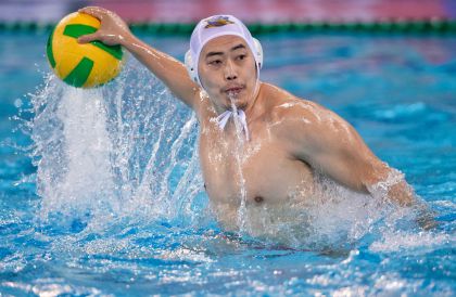 全运会男子水球小组赛 上海队21比2胜香港队