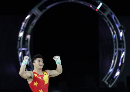 刘洋获第47届体操世锦赛吊环季军