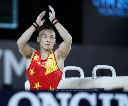 肖若腾获第47届体操世锦赛鞍马季军
