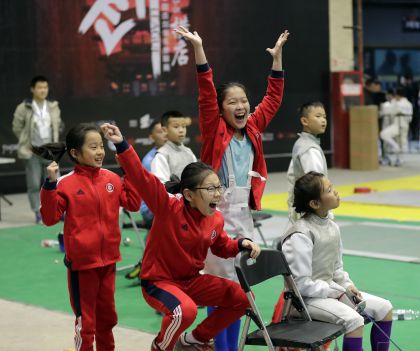 中国体育图片专题——中国击剑俱乐部联赛横店站掠影