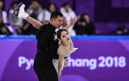 平昌冬奥会花样滑冰团体赛 中国队首日暂列第六