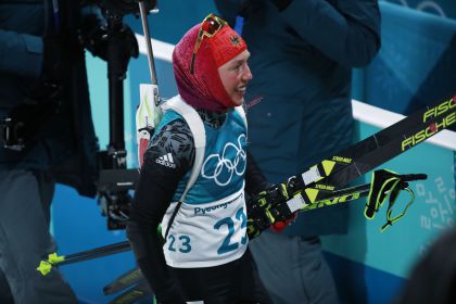 德国选手达尔迈尔夺平昌冬奥会冬季两项女子短距离金牌