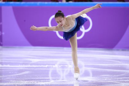 平昌冬奥会花样滑冰团体比赛女单短节目 李香凝暂列第二
