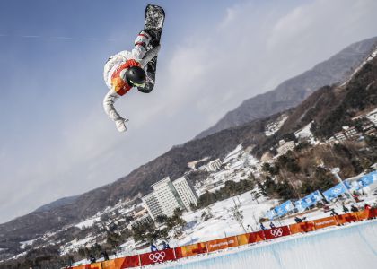 平昌冬奥会单板滑雪男子U型池预赛  中国选手无缘决赛