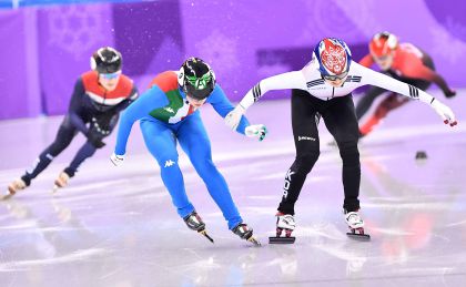 平昌冬奥会短道速滑女子500米决赛  韩国选手崔敏静犯规被取消成绩