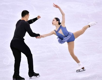 平昌冬奥会花滑双人滑 于小雨/张昊名列第八