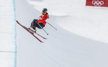 张可欣晋级平昌冬奥会自由式滑雪女子U型场地决赛
