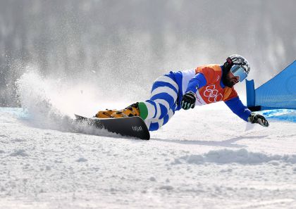 平昌冬奥会单板滑雪男子平行大回转赛况