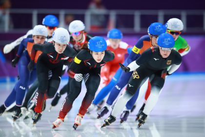 平昌冬奥会速滑女子集体出发决赛 李丹排名第五名郭丹位列第十名