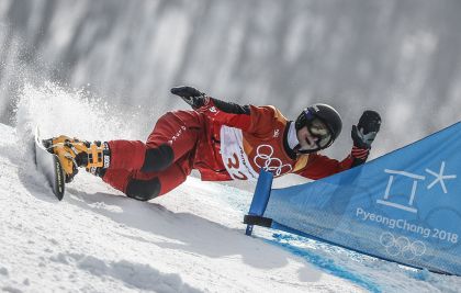 平昌冬奥会单板滑雪女子平行大回转决赛赛况