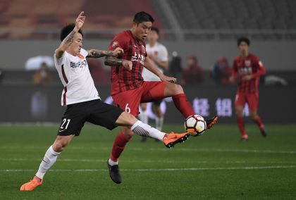 2018赛季中超联赛第六轮 上海上港2比0战胜河北华夏
