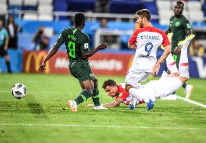 FIFA俄罗斯世界杯D组首轮 克罗地亚2比0胜尼日利亚