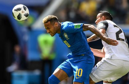 2018世界杯E组第二轮比赛  巴西2比0击败哥斯达黎加