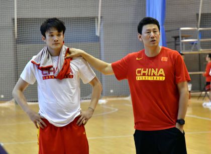 中国男篮红队备战雅加达亚运会