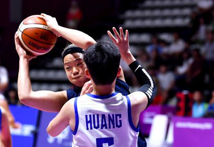 雅加达亚运会女篮小组赛 中国台北击败朝韩联队