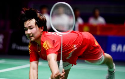 雅加达亚运会羽毛球女子团体决赛 中国获得亚军