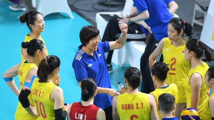 雅加达亚运会女排1/4赛 中国队3比0轻取菲律宾队