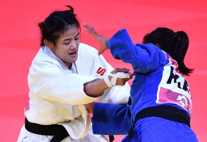 熊瑶获得亚运会柔道女子-48公斤级第四名
