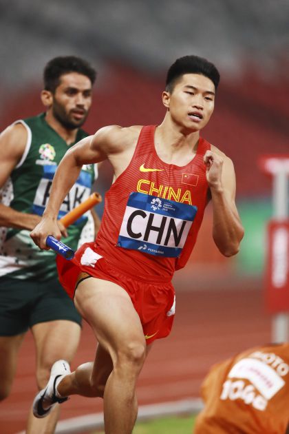 中国队无缘亚运会田径男子4×400米接力复赛