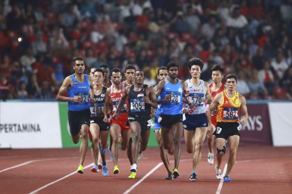 骆玉玺获雅加达亚运会田径男子1500米第八名