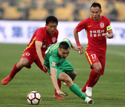 2018赛季中超联赛第26轮 北京国安1比1平长春亚泰