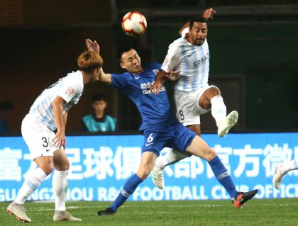 2019赛季中超联赛第五轮  富力2比1胜申花