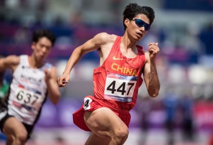 第23届田径亚锦赛开赛 潘海涛止步男子400米预赛