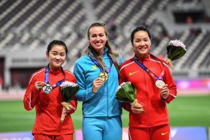 第23届亚洲田径锦标赛次日 梁小静韦永丽夺得女子100米亚季军