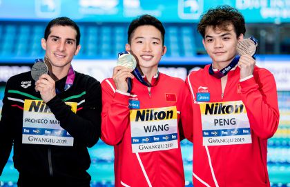 2019国际泳联世锦赛男单1米板夺冠 王宗源成中国跳水第100位世界冠军