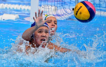 国际泳联世锦赛女子水球D组 中国队12比14负于澳大利亚队
