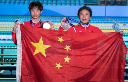 2019国际泳联世锦赛跳水项目 中国包揽女单10米台冠亚军