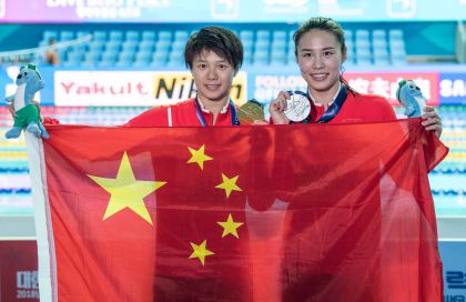 国际泳联世锦赛跳水女单3米板 施廷懋三连冠中国队十连冠
