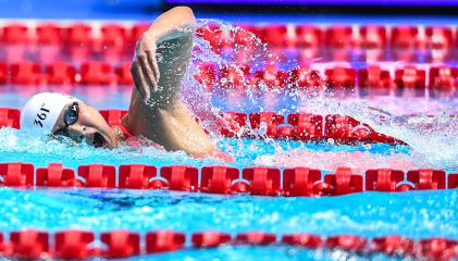 第十八届游泳世锦赛女子800米自由泳决赛  王简嘉禾排名第六