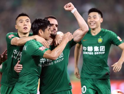 2019赛季中超联赛第21轮 北京国安2比0胜河北华夏