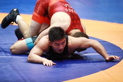 刘明瑚无缘摔跤世锦赛男子61公斤级自由式八强