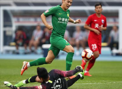 2019赛季中超联赛第25轮 天津天海0比3负于北京国安