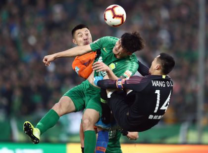 2019赛季中超联赛第三十轮  国安3比2胜鲁能